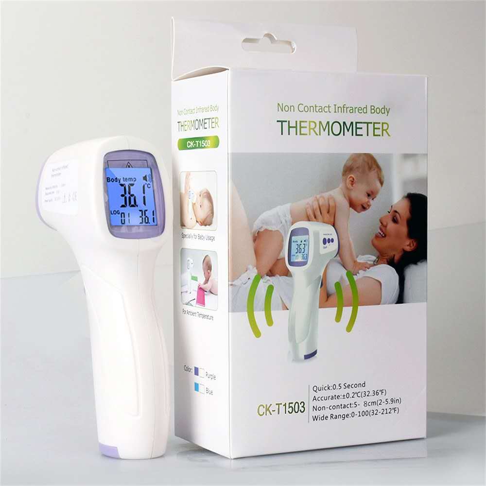 Infrared forehead thermometer product features overview